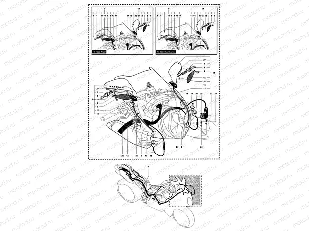 Wiring Harness - Mirrors