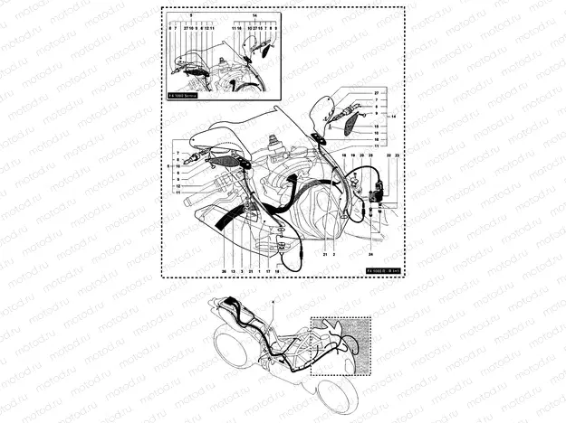 Wiring Harness - Mirrors