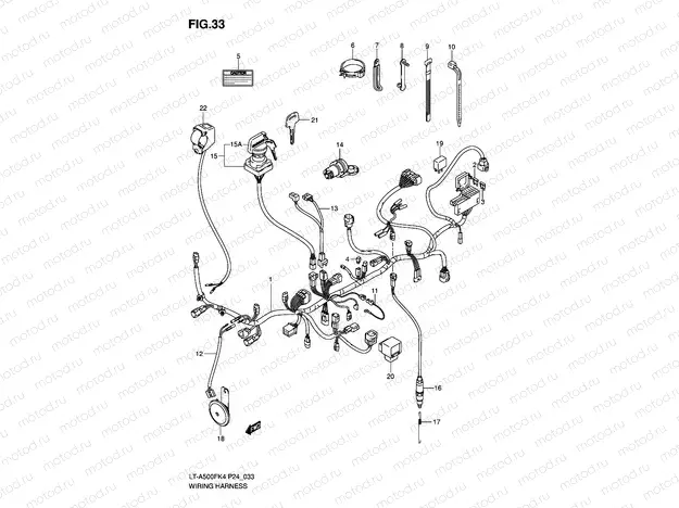 WIRING HARNESS (MODEL K4/K5)
