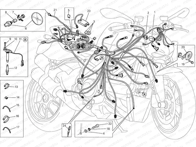 WIRING HARNESS [MOD:F848]