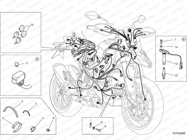 WIRING HARNESS [MOD:HYM 939]