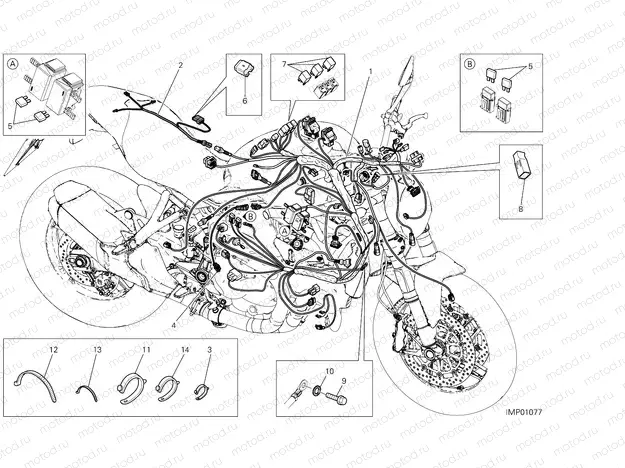 WIRING HARNESS [MOD:M 821]