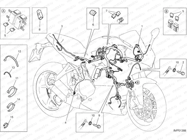 WIRING HARNESS [MOD:SS 950 S]
