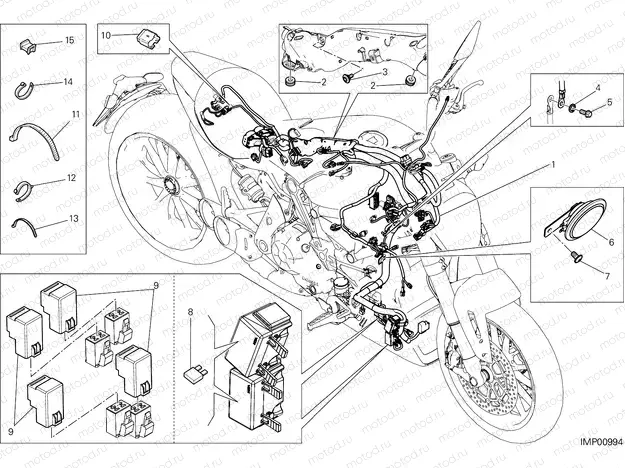 WIRING HARNESS [MOD:XDIAVEL]