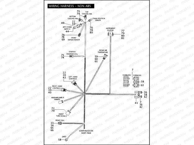 WIRING HARNESS - NON ABS
