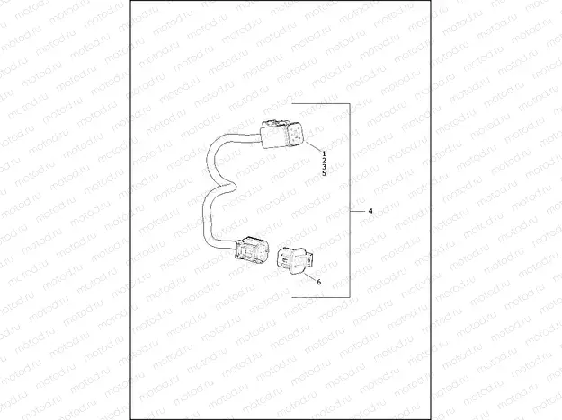 WIRING HARNESS, OBD JUMPER (CHINA ONLY)