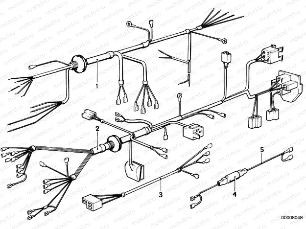 Wiring harness sector chassis