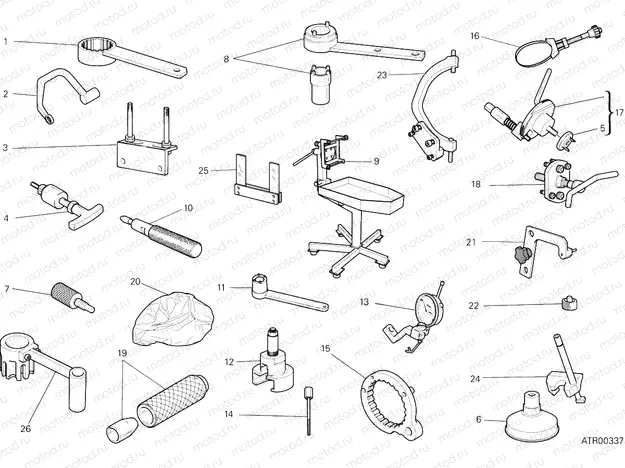 WORKSHOP SERVICE TOOLS, ENGINE