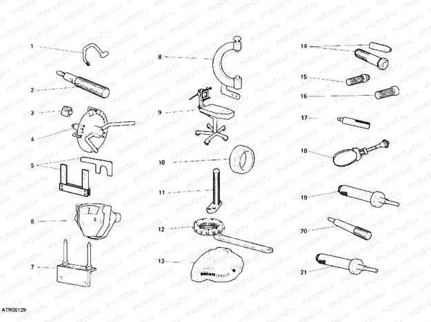 WORKSHOP SERVICE TOOLS, ENGINE I » UNCLASSIFIED