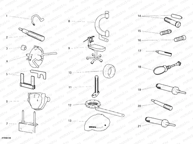 WORKSHOP SERVICE TOOLS, ENGINE I » UNCLASSIFIED