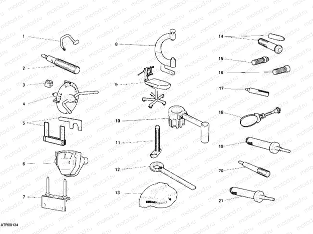 WORKSHOP SERVICE TOOLS, ENGINE I » UNCLASSIFIED