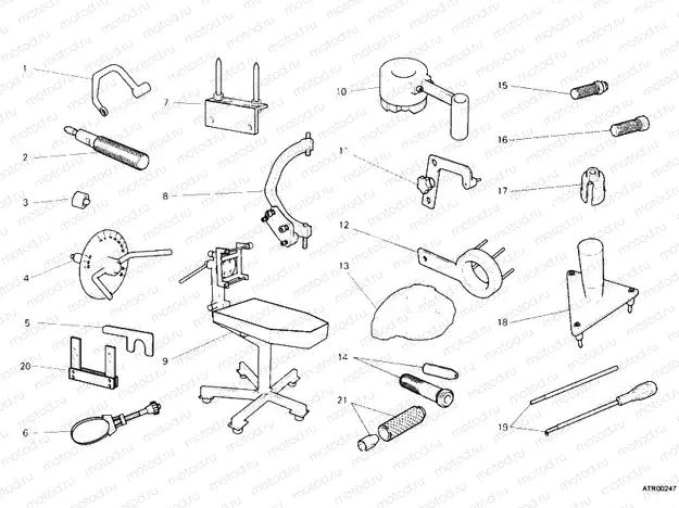 WORKSHOP SERVICE TOOLS, ENGINE I » UNCLASSIFIED