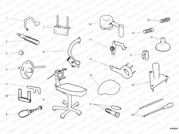 WORKSHOP SERVICE TOOLS, ENGINE I » UNCLASSIFIED