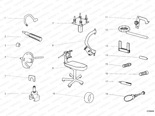 WORKSHOP SERVICE TOOLS, ENGINE I » UNCLASSIFIED