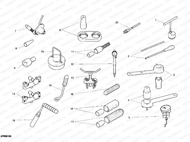 WORKSHOP SERVICE TOOLS, ENGINE II » UNCLASSIFIED