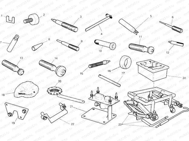 WORKSHOP SERVICE TOOLS, ENGINE II » UNCLASSIFIED