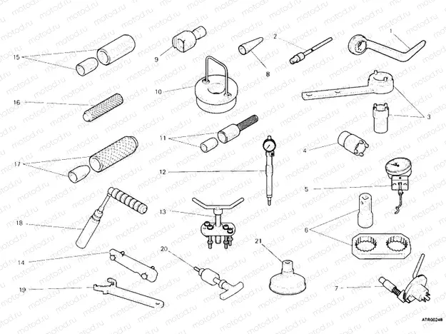 WORKSHOP SERVICE TOOLS, ENGINE II » UNCLASSIFIED