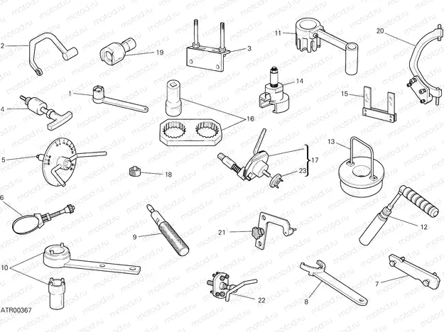 WORKSHOP SERVICE TOOLS (ENGINE) [MOD:SS 939 S]