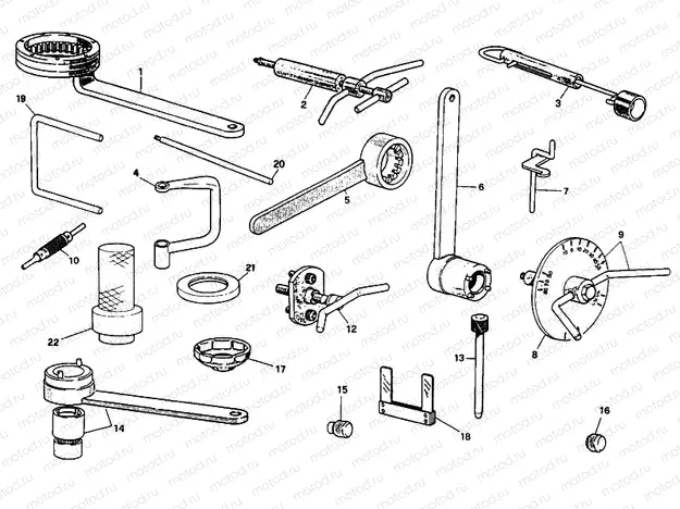 WORKSHOP SERVICE TOOLS, ENGINE » UNCLASSIFIED