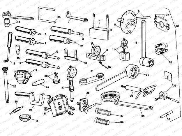 WORKSHOP SERVICE TOOLS, ENGINE » UNCLASSIFIED