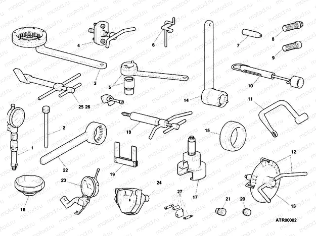 WORKSHOP SERVICE TOOLS, ENGINE » UNCLASSIFIED