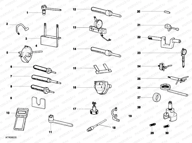 WORKSHOP SERVICE TOOLS, ENGINE » UNCLASSIFIED