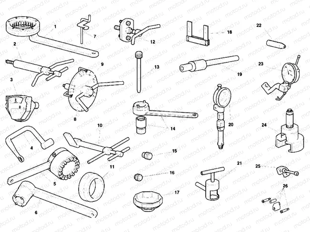 WORKSHOP SERVICE TOOLS, ENGINE » UNCLASSIFIED