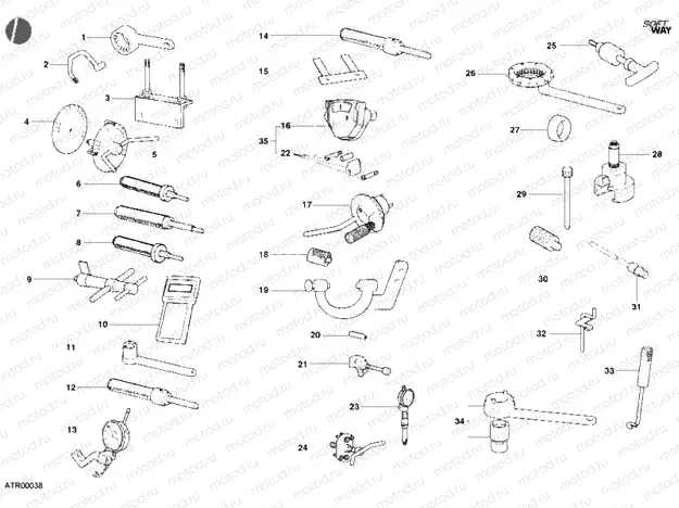 WORKSHOP SERVICE TOOLS, ENGINE » UNCLASSIFIED