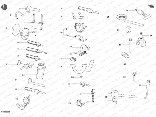 WORKSHOP SERVICE TOOLS, ENGINE » UNCLASSIFIED