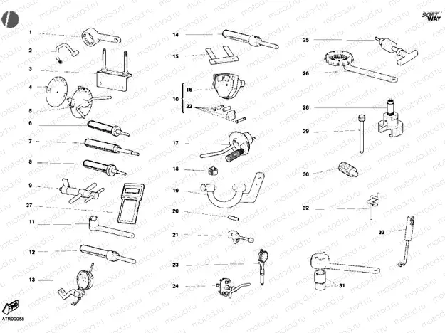 WORKSHOP SERVICE TOOLS, ENGINE » UNCLASSIFIED