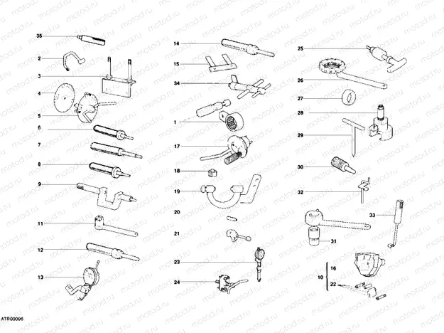 WORKSHOP SERVICE TOOLS, ENGINE » UNCLASSIFIED