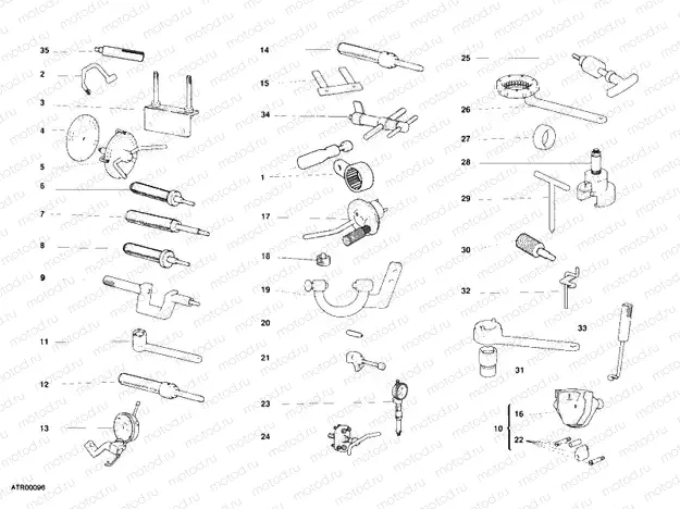 WORKSHOP SERVICE TOOLS, ENGINE » UNCLASSIFIED