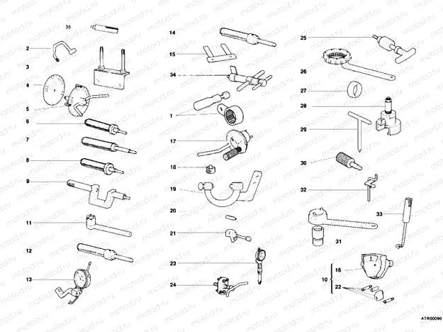 WORKSHOP SERVICE TOOLS, ENGINE » UNCLASSIFIED