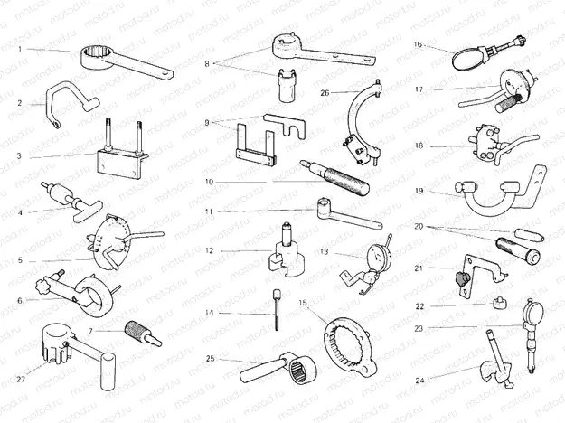 WORKSHOP SERVICE TOOLS, ENGINE » UNCLASSIFIED