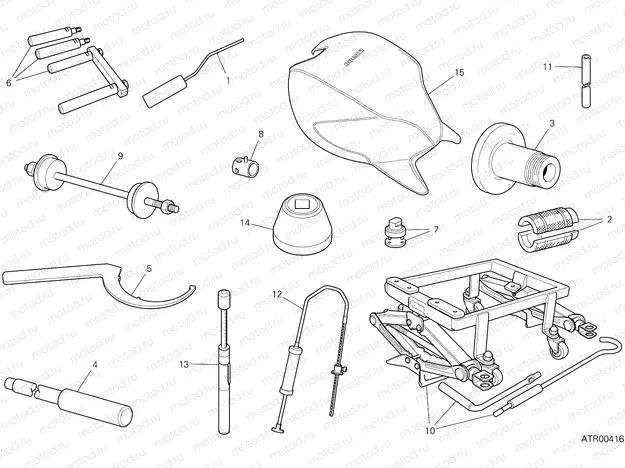WORKSHOP SERVICE TOOLS, FRAME