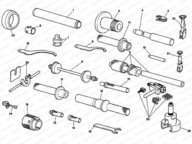 WORKSHOP SERVICE TOOLS, FRAME » FRAME