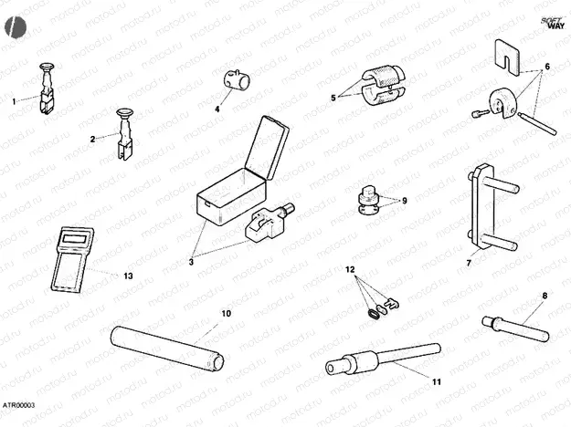 WORKSHOP SERVICE TOOLS, FRAME » FRAME