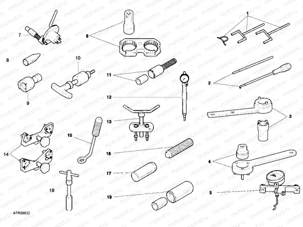 WORKSHOP SERVICE TOOLS, FRAME » FRAME
