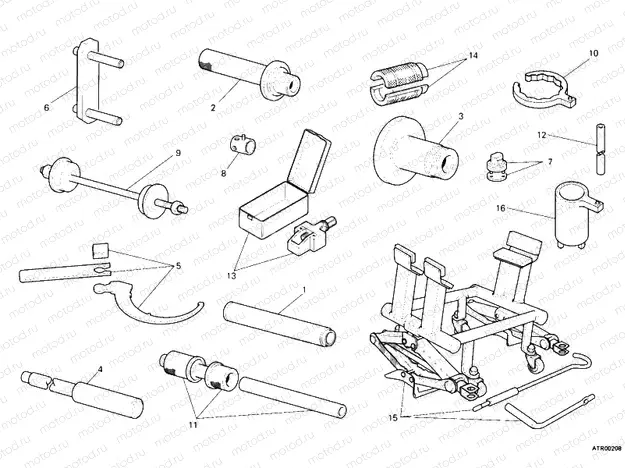 WORKSHOP SERVICE TOOLS, FRAME » FRAME
