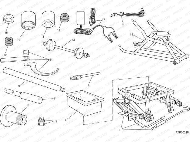 WORKSHOP SERVICE TOOLS [MOD:1199 R]