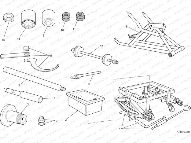 WORKSHOP SERVICE TOOLS [MOD:1299S;XST:AUS,EUR,FRA,JAP,TWN]