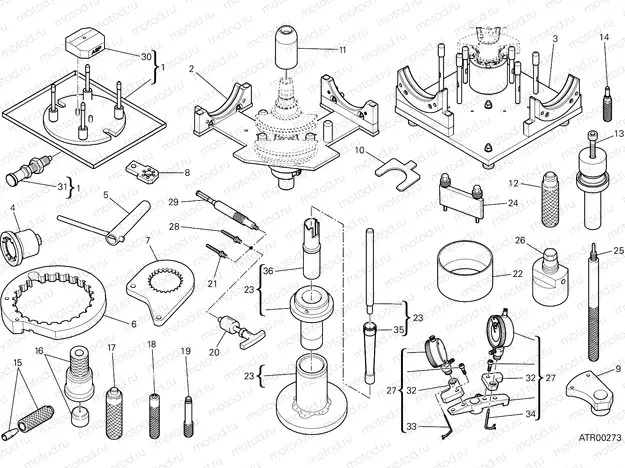 WORKSHOP SERVICE TOOLS [MOD:959,959 AWS]