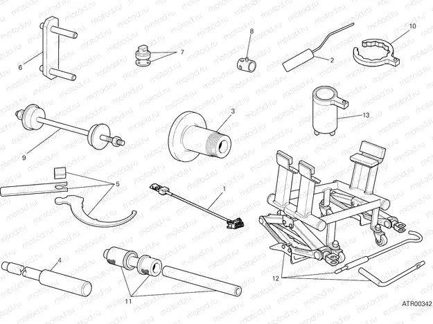 WORKSHOP SERVICE TOOLS [MOD:MS1200PP]