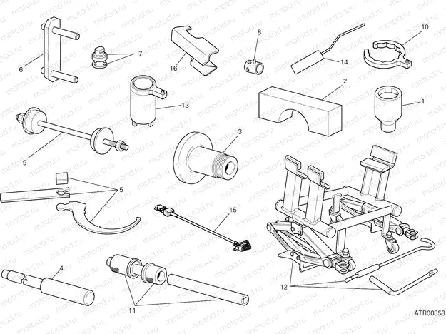 WORKSHOP SERVICE TOOLS [MOD:MS1260SA]