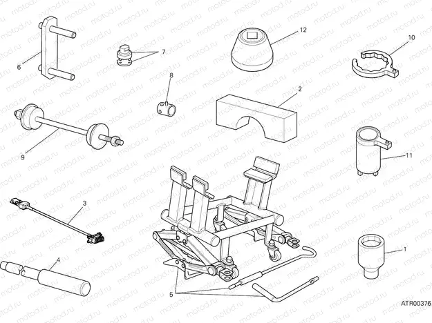 WORKSHOP SERVICE TOOLS [MOD:MS950]