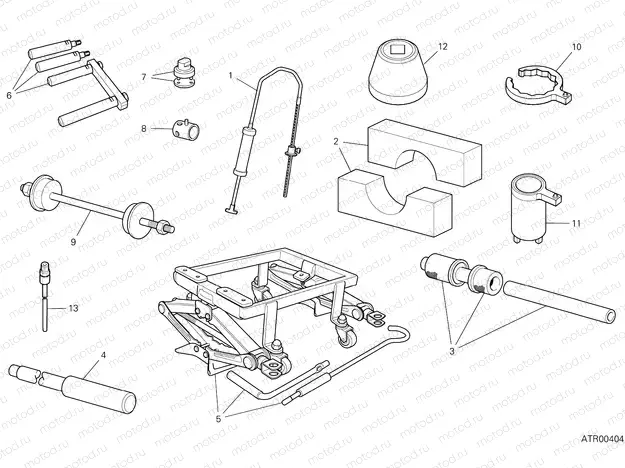 WORKSHOP SERVICE TOOLS [MOD:MS950]