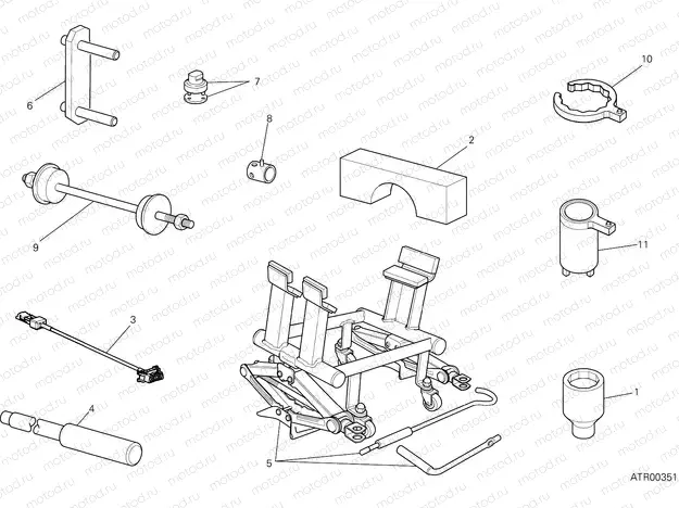 WORKSHOP SERVICE TOOLS [MOD:MS950T]